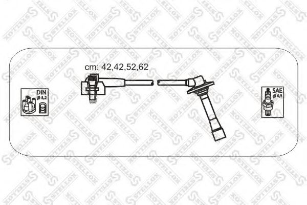 Комплект проводов зажигания STELLOX 10-38488-SX