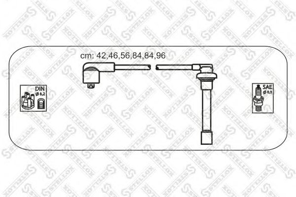 Комплект проводов зажигания STELLOX 10-38566-SX