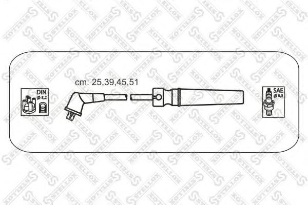 Комплект проводов зажигания STELLOX 10-38570-SX