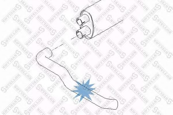 Труба выхлопного газа STELLOX 82-03526-SX