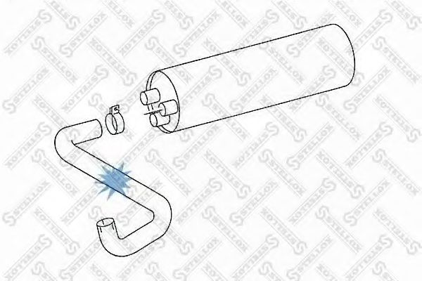 Труба выхлопного газа STELLOX 82-03531-SX