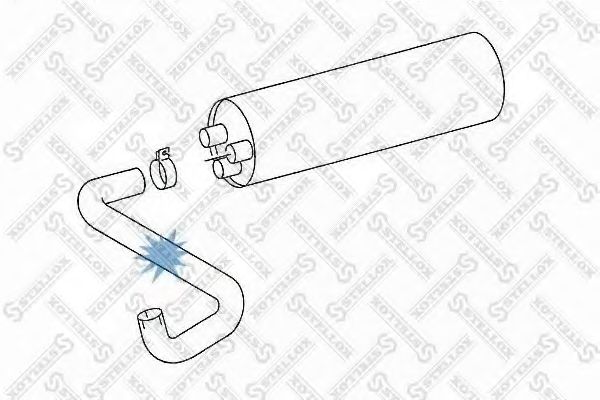 Труба выхлопного газа STELLOX 82-03551-SX