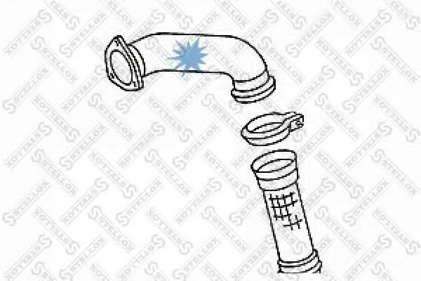 Труба выхлопного газа STELLOX 82-03585-SX