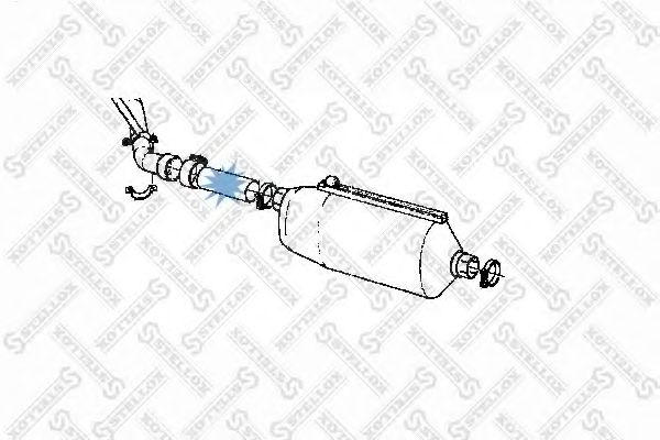 Труба выхлопного газа STELLOX 82-03620-SX