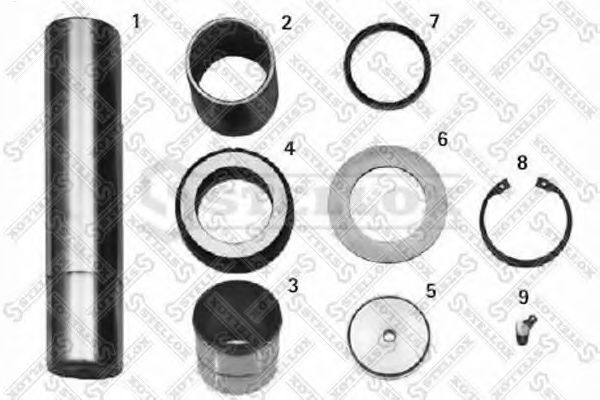 Ремкомплект, шкворень поворотного кулака STELLOX 84-16054-SX