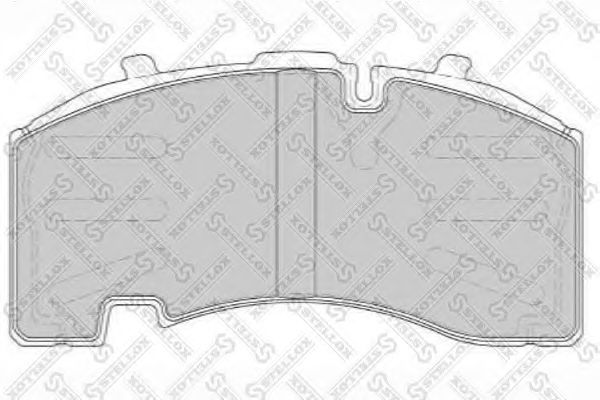 Комплект тормозных колодок, дисковый тормоз STELLOX 85-01430-SX