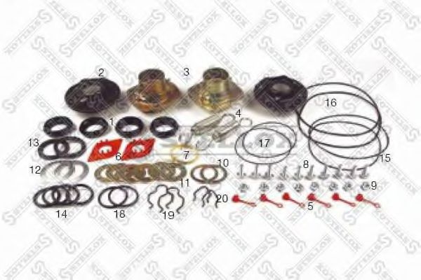 Ремонтный комплект, тормозной ра STELLOX 85-07001-SX
