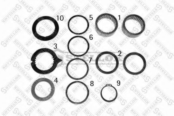 Ремонтный комплект, тормозной ра STELLOX 85-07024-SX