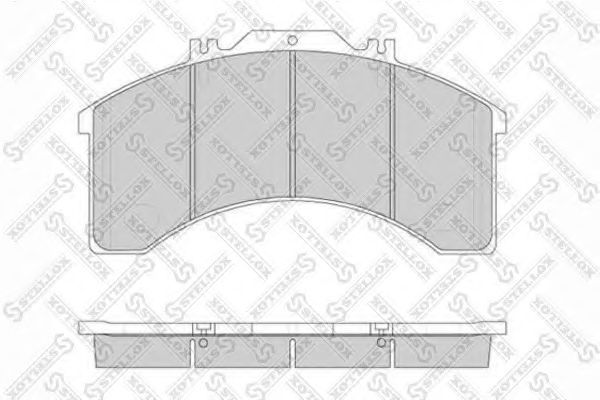 Комплект тормозных колодок, дисковый тормоз STELLOX 29011