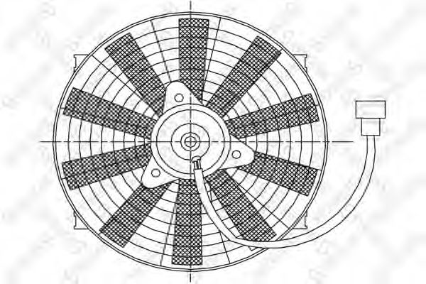 Вентилятор, охлаждение двигателя NISSENS 85981
