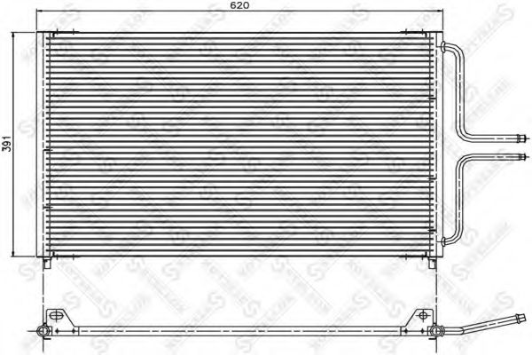 Конденсатор, кондиционер STELLOX 10-45050-SX