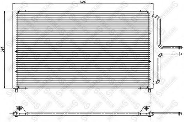 Конденсатор, кондиционер STELLOX 10-45200-SX