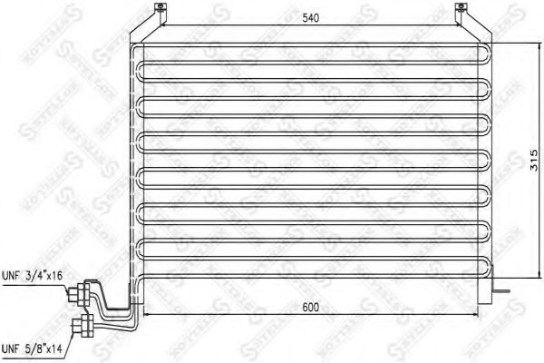 Конденсатор, кондиционер CTR 9201960
