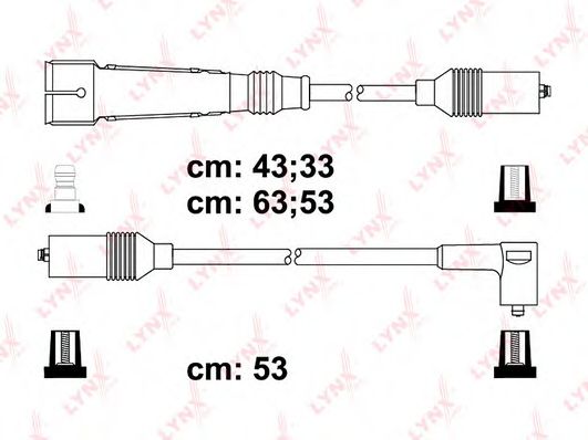 Комплект проводов зажигания LYNXauto SPE8022