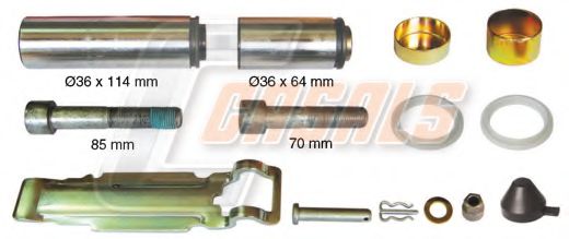 Ремкомплект, тормозной суппорт CASALS MD488