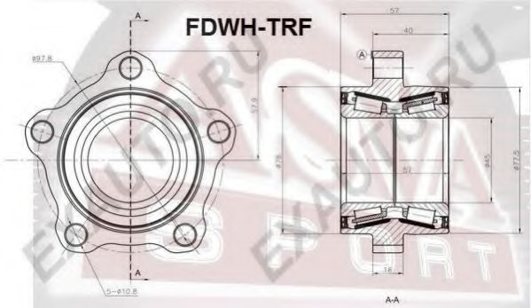 Ступица колеса ASVA FDWH-TRF