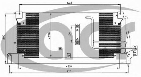 Конденсатор, кондиционер ACR 300285