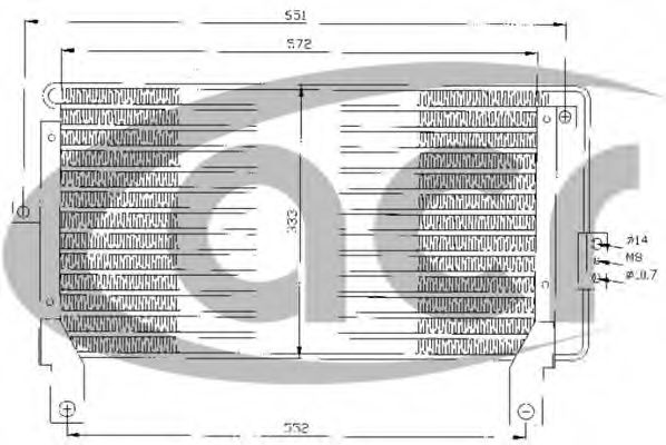 Конденсатор, кондиционер ACR 300308