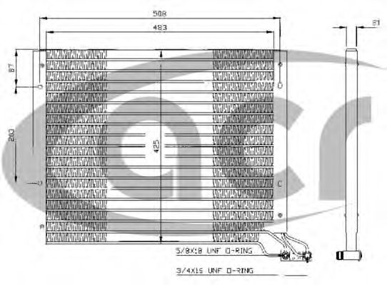 Конденсатор, кондиционер ACR 300309