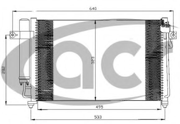 Конденсатор, кондиционер ACR 300521