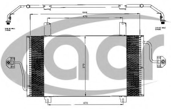 Конденсатор, кондиционер ACR 300528