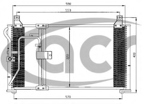 Конденсатор, кондиционер ACR 300552