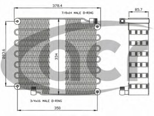 Конденсатор, кондиционер ACR 300576