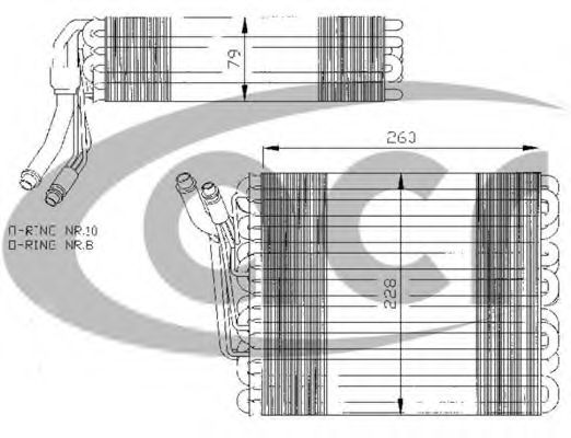 Испаритель, кондиционер ACR 310110