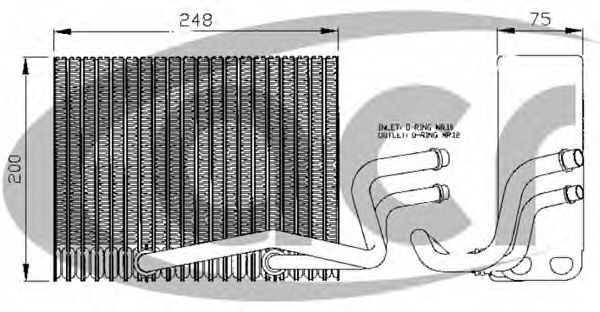 Испаритель, кондиционер ACR 310154