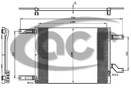 Конденсатор, кондиционер ACR 300155