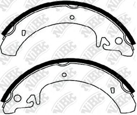 Комплект тормозных колодок NiBK FN0511