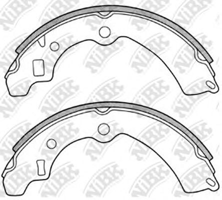 Комплект тормозных колодок NiBK FN9921