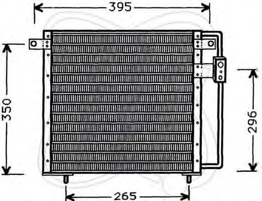 Конденсатор, кондиционер ELECTRO AUTO 30D0014