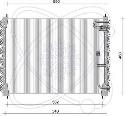 Конденсатор, кондиционер ELECTRO AUTO 30X0006