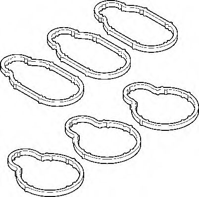 Комплект прокладок, впускной коллектор WILMINK GROUP WG1191445