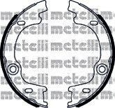 Комплект тормозных колодок, стояночная тормозная система METELLI 53-0505