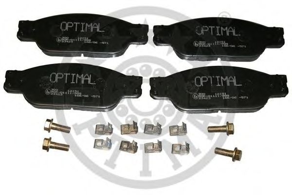 Комплект тормозных колодок, дисковый тормоз OPTIMAL 12151