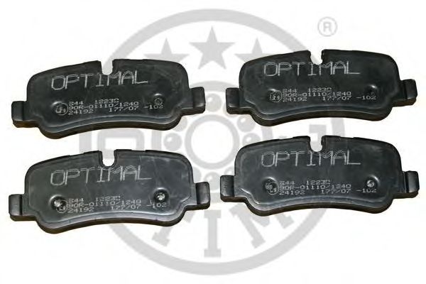 Комплект тормозных колодок, дисковый тормоз OPTIMAL 12230