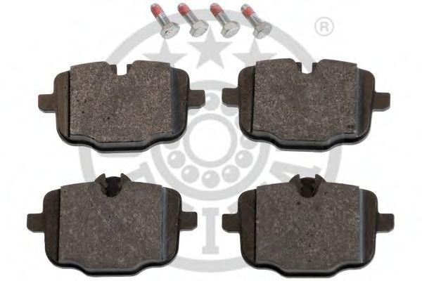 Комплект тормозных колодок, дисковый тормоз OPTIMAL 12416