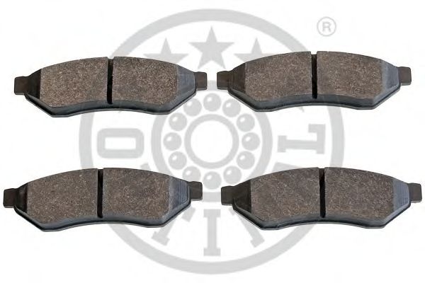 Комплект тормозных колодок, дисковый тормоз OPTIMAL 12435