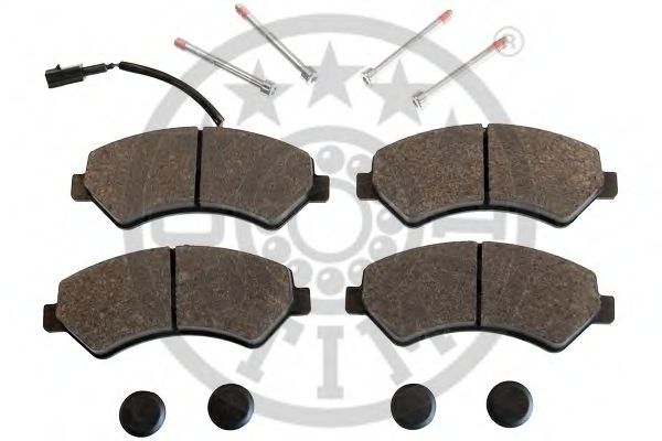 Комплект тормозных колодок, дисковый тормоз OPTIMAL 12445