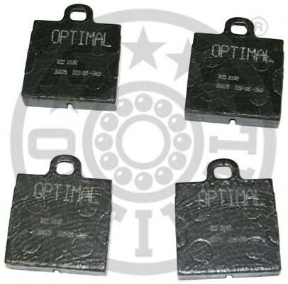Комплект тормозных колодок, дисковый тормоз OPTIMAL 2195