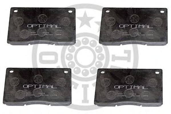 Комплект тормозных колодок, дисковый тормоз OPTIMAL 5901