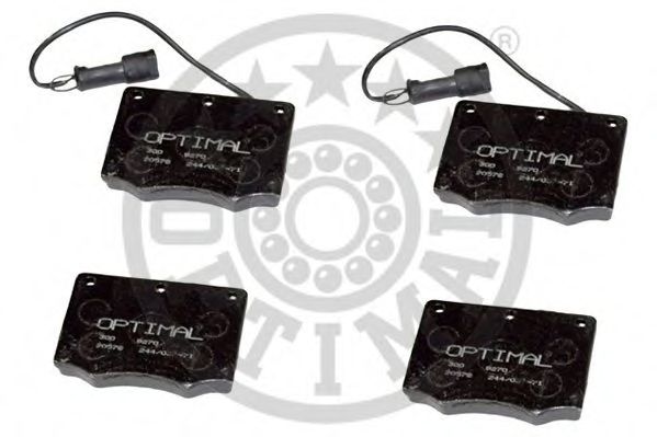 Комплект тормозных колодок, дисковый тормоз OPTIMAL 9270