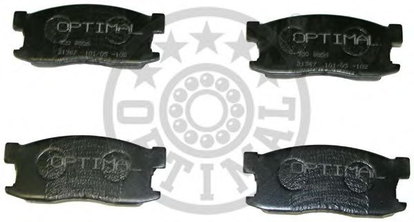 Комплект тормозных колодок, дисковый тормоз OPTIMAL 9506