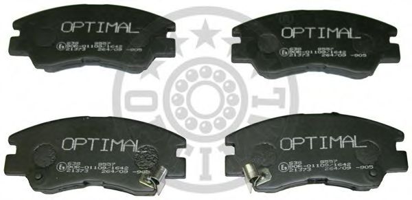 Комплект тормозных колодок, дисковый тормоз OPTIMAL 9557