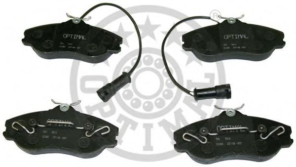 Комплект тормозных колодок, дисковый тормоз OPTIMAL 9616