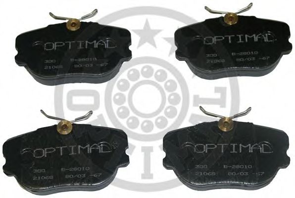 Комплект тормозных колодок, дисковый тормоз OPTIMAL 9638