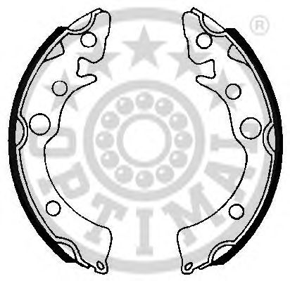 Комплект тормозных колодок OPTIMAL BB-0960