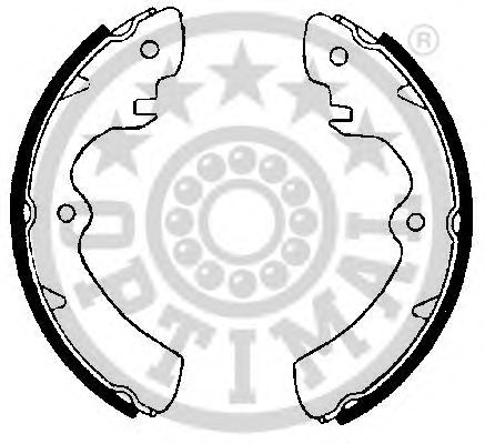 Комплект тормозных колодок OPTIMAL BB-1060